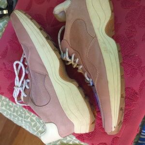 A New Day Women's Thick Soled Mauve Pink Fashion Walking Sneakers 10